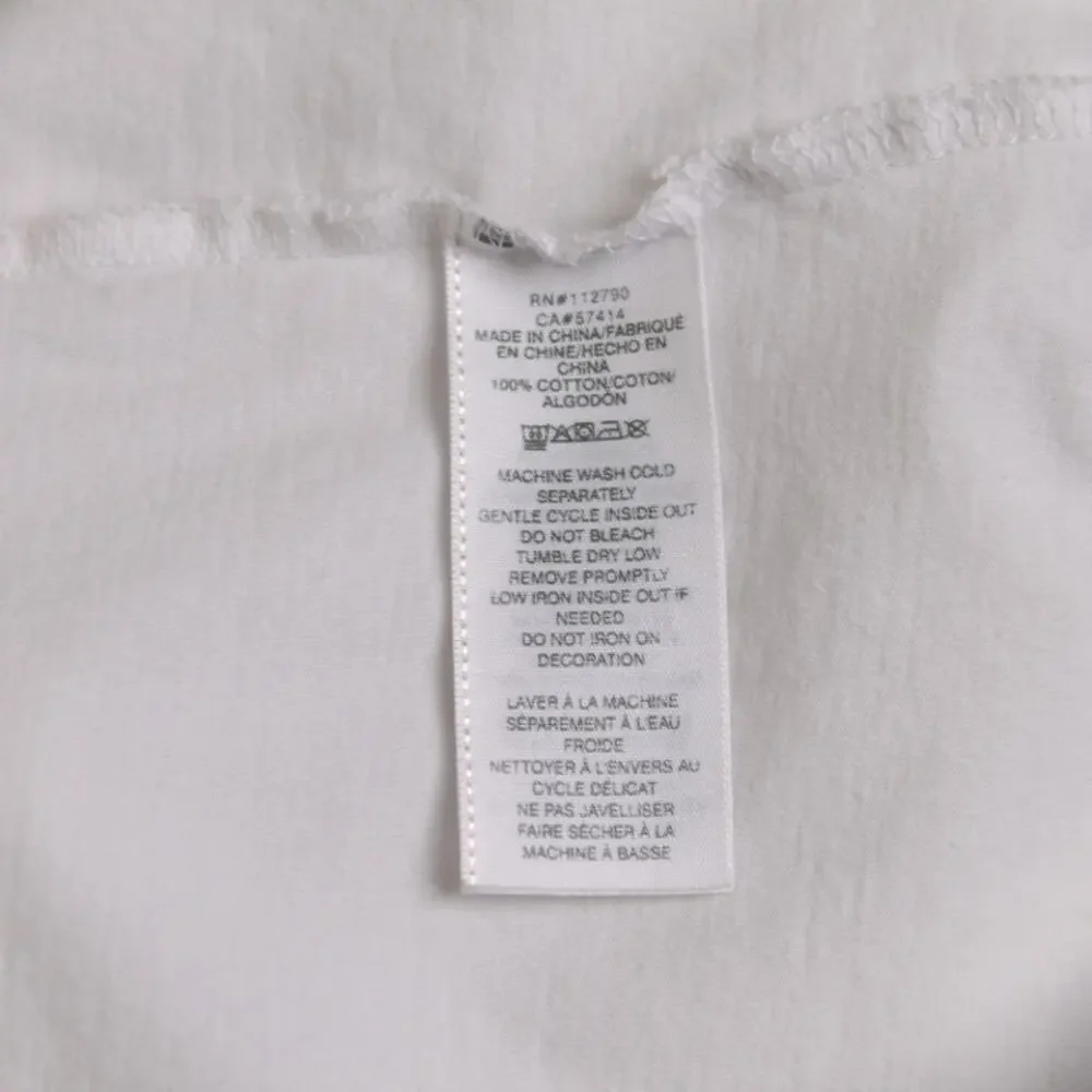 TRUE RELIGION | Mens White Red Buddha Logo Graphic T-Shirt Raised Paint Y2K 2XL